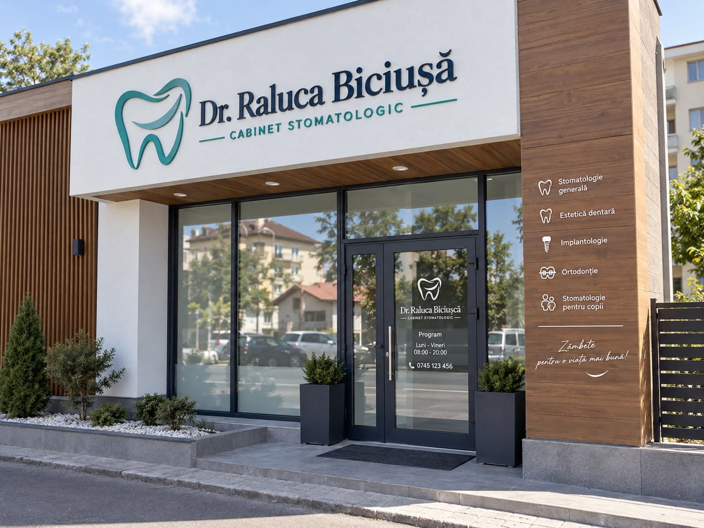 Entrance to Carter Dental Clinic